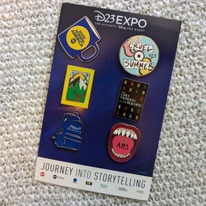 New D23 Exclusive Enamel Pin Set